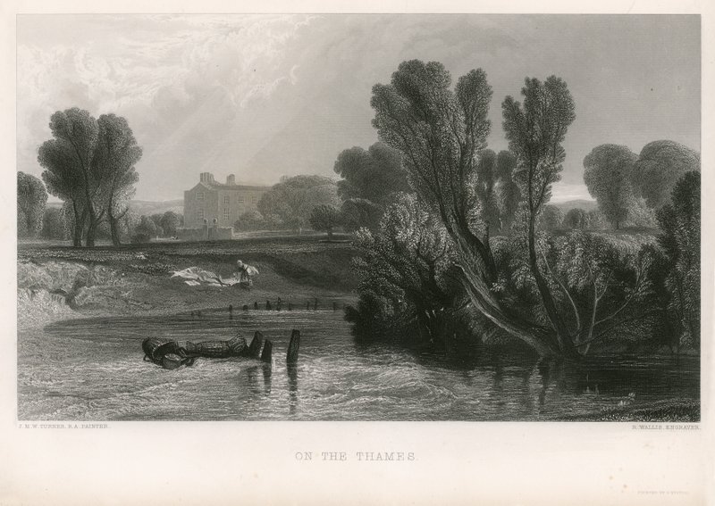 Nad Tamizą autorstwa Joseph Mallord William Turner