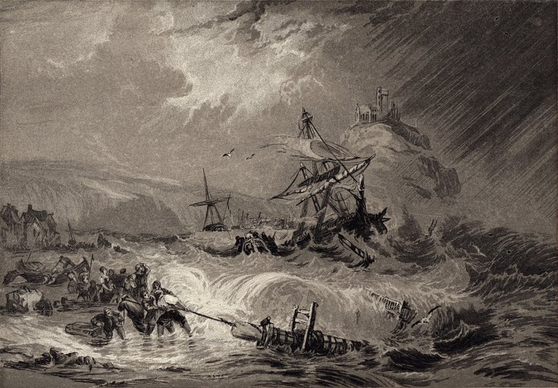 Góra św. Michała autorstwa Joseph Mallord William Turner