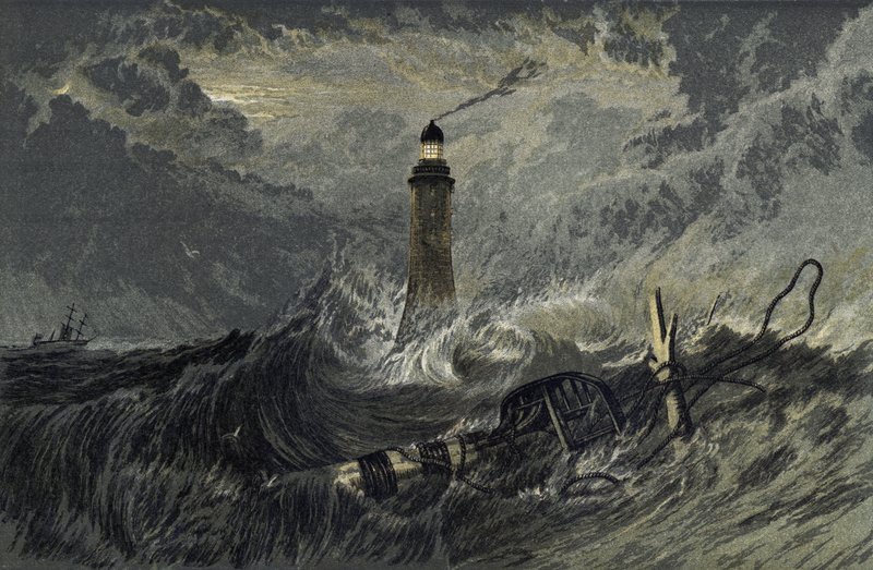 Latarnia morska Eddystone autorstwa Joseph Mallord William Turner