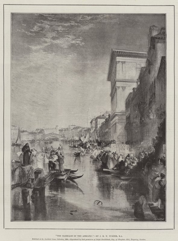 Małżeństwo Adriatyku autorstwa Joseph Mallord William Turner
