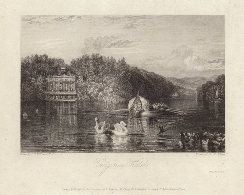 Woda z Wirginii autorstwa Joseph Mallord William Turner