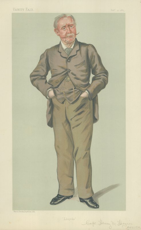 Kapitan Henry Montague Hozier autorstwa Joseph Middleton Jopling