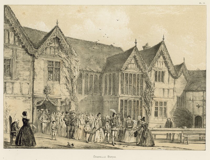 Ockwells, Berks autorstwa Joseph Nash