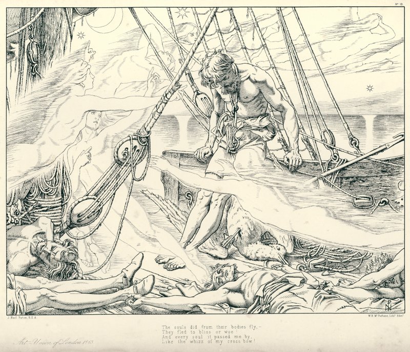 Ilustracja do Rime of the Ancient Mariner Coleridge