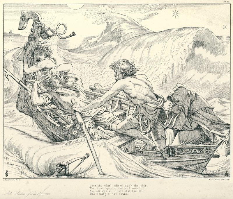 Ilustracja do Rime of the Ancient Mariner Coleridge