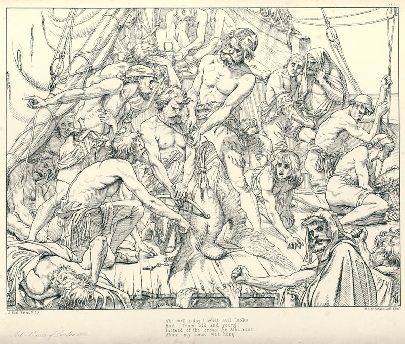 Ilustracja do Rime of the Ancient Mariner Coleridge