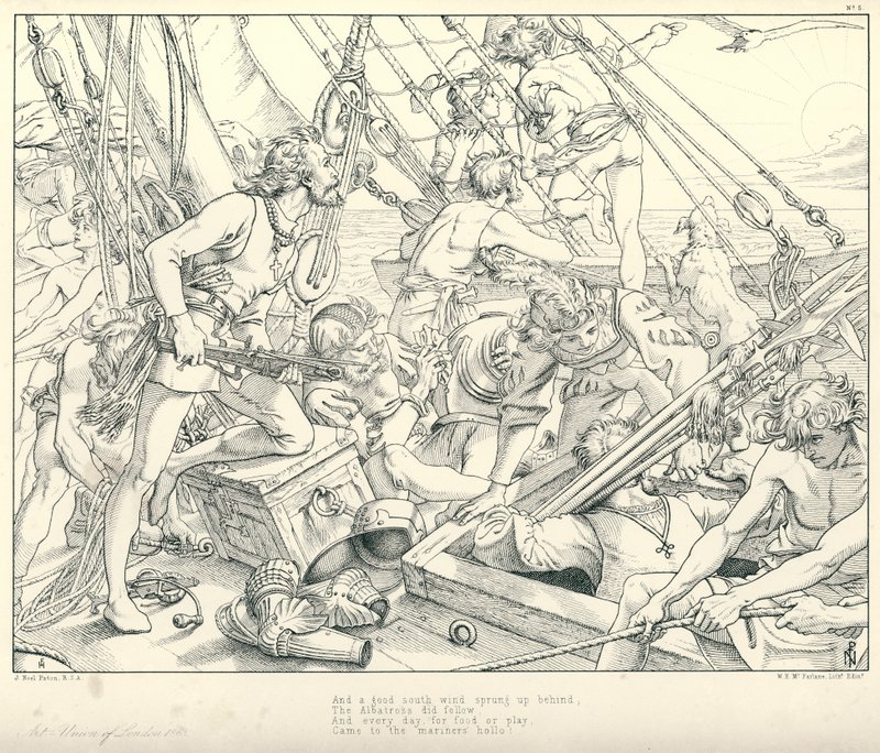 Ilustracja do Rime of the Ancient Mariner Coleridge