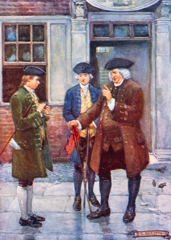 Dr Johnson autorstwa Joseph Ratcliffe Skelton