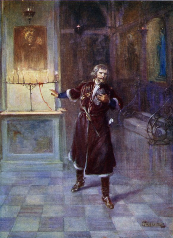 Czerwone koraliki autorstwa Joseph Ratcliffe Skelton