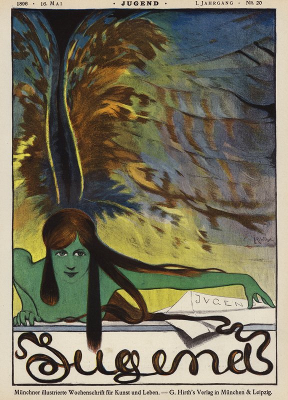 Ilustracja okładki magazynu Jugend autorstwa Joseph Rudolf Witzel