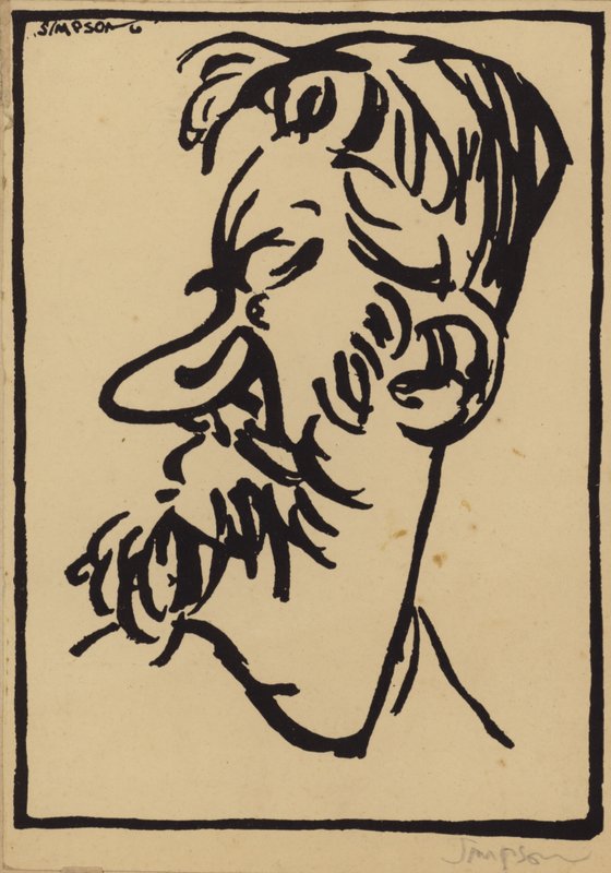 George Bernard Shaw autorstwa Joseph Simpson