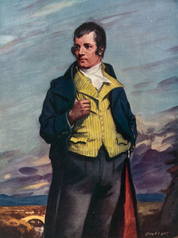 Robert Burns, 1759-1796 autorstwa Joseph after Simpson