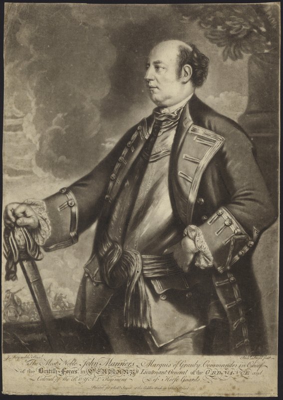 Portret generała porucznika Johna Mannersa autorstwa Joshua Reynolds