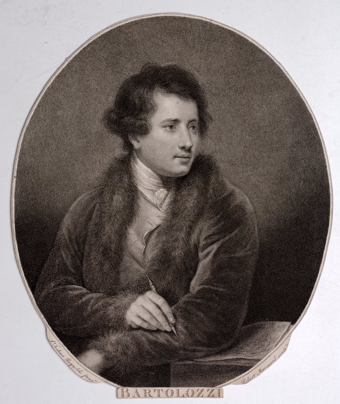Francesco Bartolozzi, włoski grawer (grafika) autorstwa Joshua (after) Reynolds