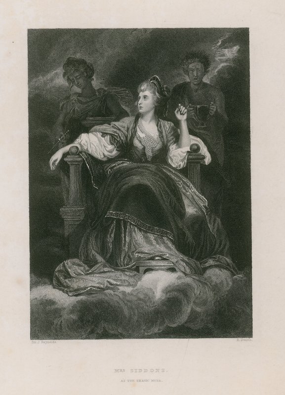 Pani Siddons jako tragiczna muza autorstwa Joshua Reynolds