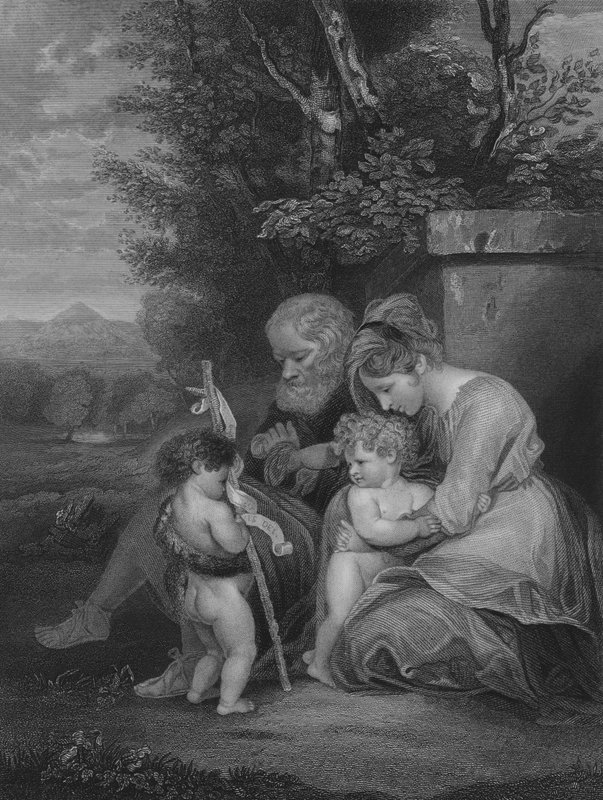 Święta Rodzina autorstwa Joshua Reynolds