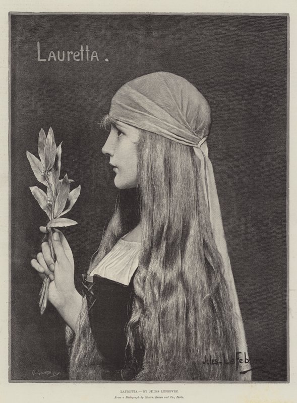 Lauretta autorstwa Jules Joseph Lefebvre