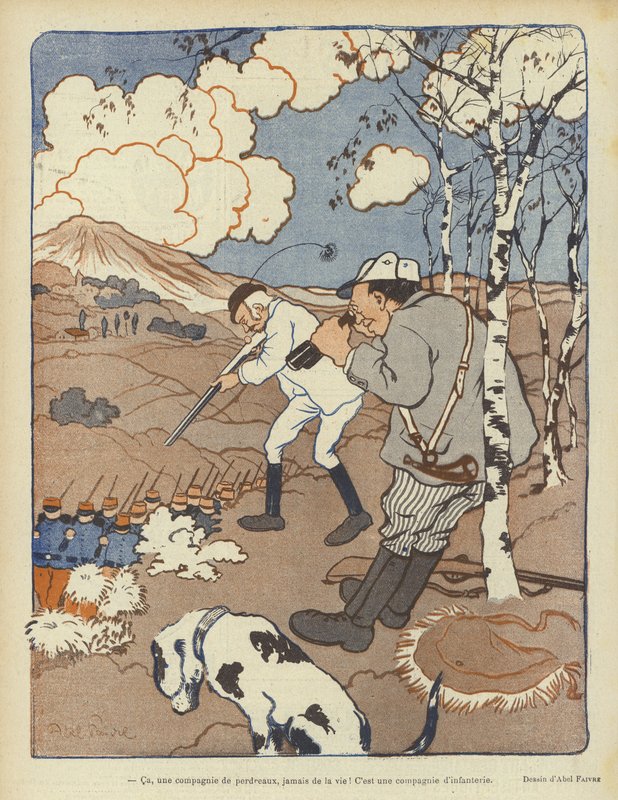Ilustracja do Le Rire autorstwa Jules Abel Faivre