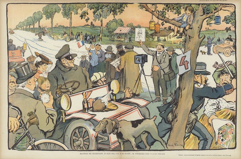 Ilustracja do Le Rire autorstwa Jules Abel Faivre