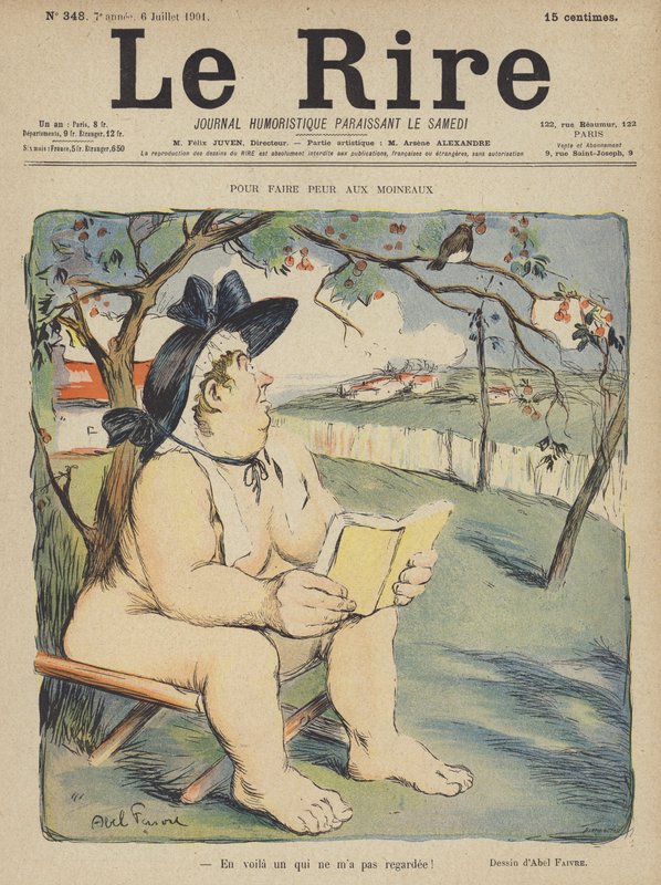 Ilustracja do Le Rire autorstwa Jules Abel Faivre