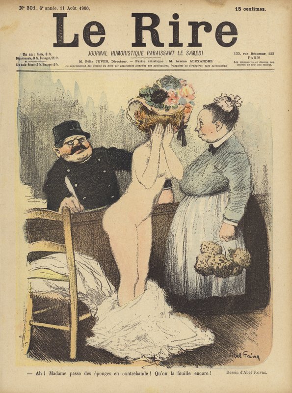 Ilustracja do Le Rire autorstwa Jules Abel Faivre