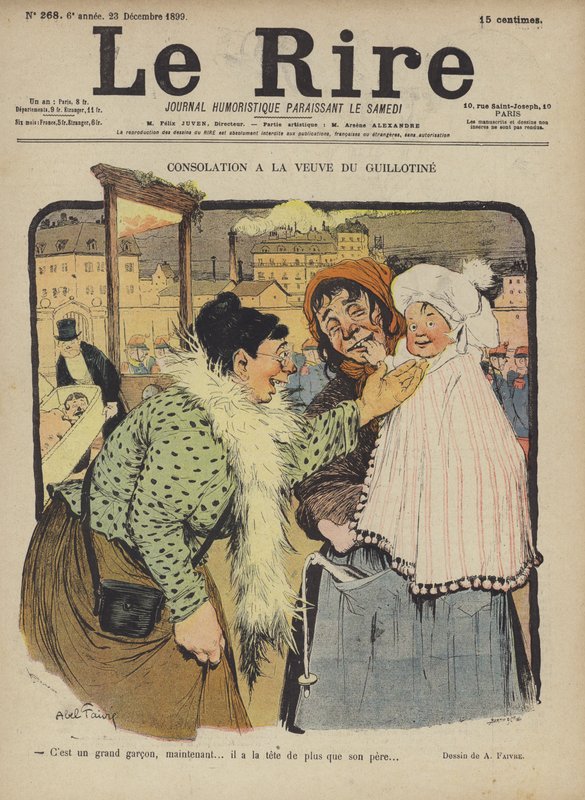 Ilustracja do Le Rire autorstwa Jules Abel Faivre