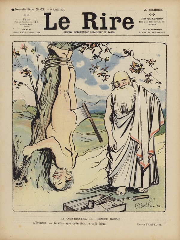 Ilustracja do Le Rire autorstwa Jules Abel Faivre