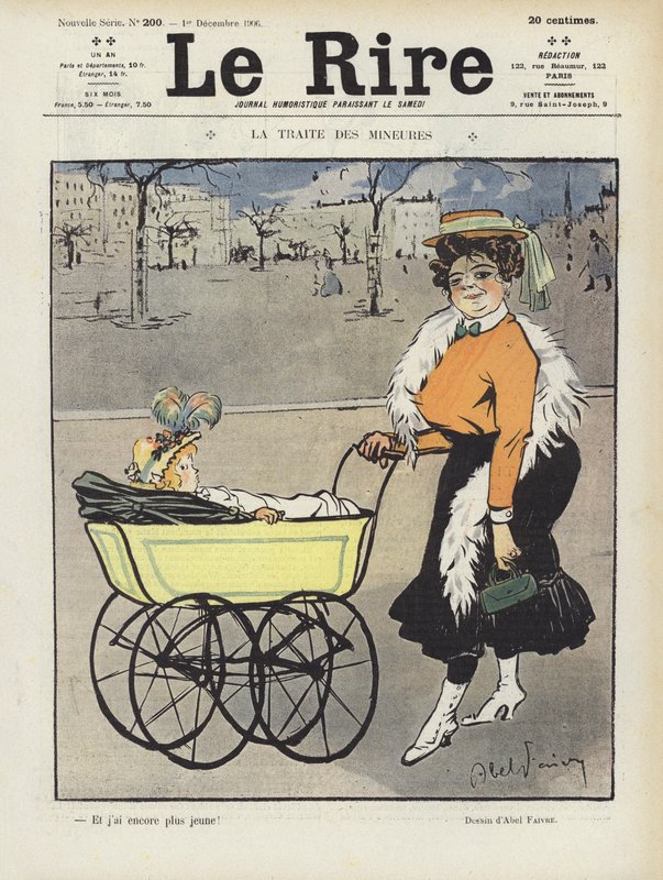Ilustracja do Le Rire autorstwa Jules Abel Faivre