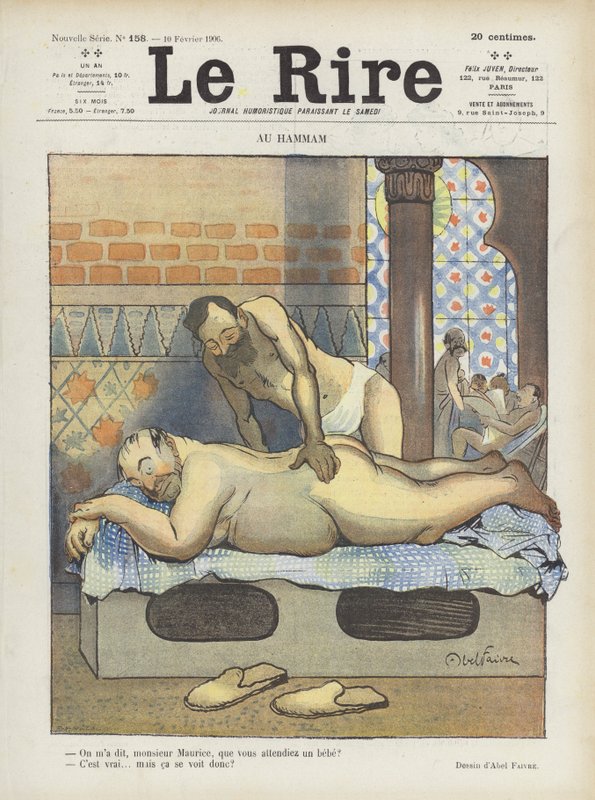 Ilustracja do Le Rire autorstwa Jules Abel Faivre