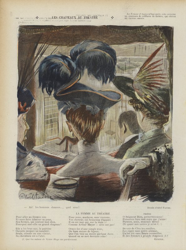 Ilustracja do Le Rire autorstwa Jules Abel Faivre