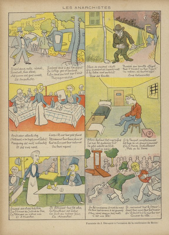 Ilustracja do Le Rire autorstwa Jules Depaquit