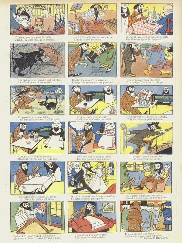 Ilustracja do Le Rire autorstwa Jules Depaquit