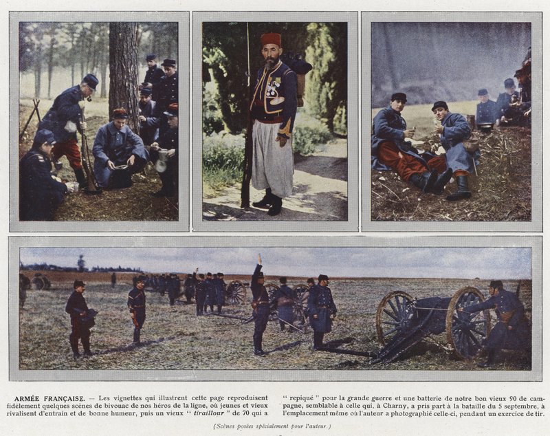 armia francuska autorstwa Jules Gervais Courtellemont