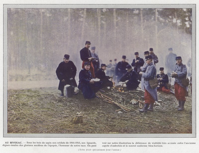 Na biwaku autorstwa Jules Gervais Courtellemont