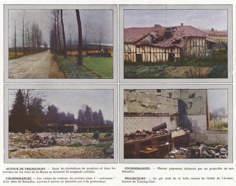 Wokół Frignicourt, Courdemanges, Courdemanges, Frignicourt autorstwa Jules Gervais Courtellemont