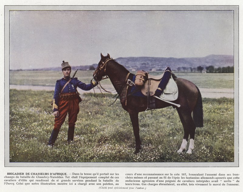 Afrykański Brygadier Łowców autorstwa Jules Gervais Courtellemont