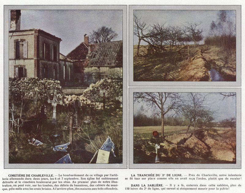 Cmentarz Charleville, La Tranchee du 2e de Ligne, In the Sabliere autorstwa Jules Gervais Courtellemont