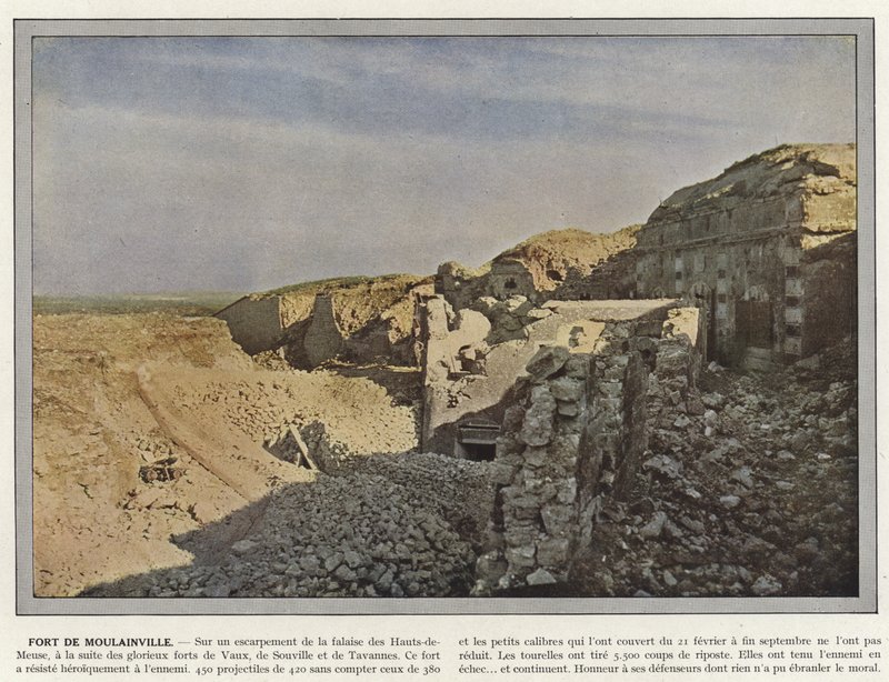 Fort Moulainville autorstwa Jules Gervais Courtellemont