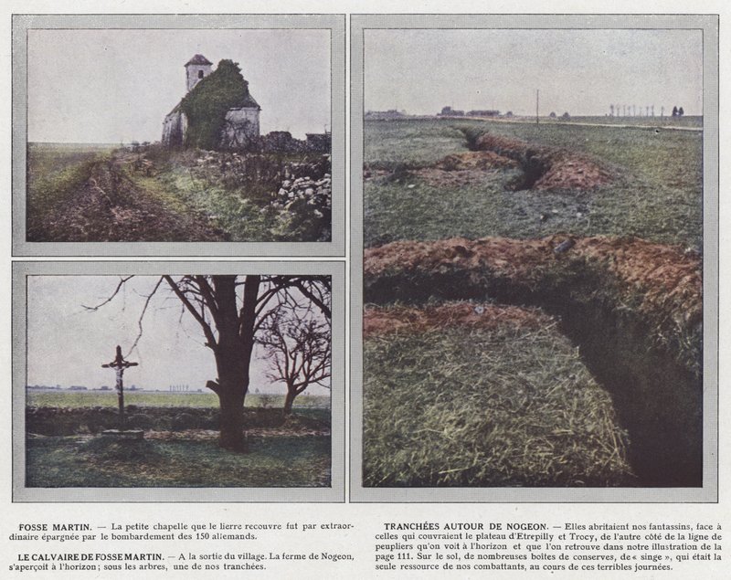 Fosse Martin, Transzy wokół Nogeon, Le Calvaire de Fosse Martin autorstwa Jules Gervais Courtellemont