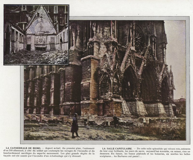Katedra w Reims, sala kapitulna autorstwa Jules Gervais Courtellemont