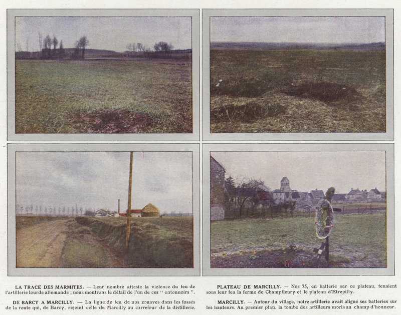 La Trace des Marmites, Plateau de Marcilly, De Barcy a Marcilly, Marcilly autorstwa Jules Gervais Courtellemont