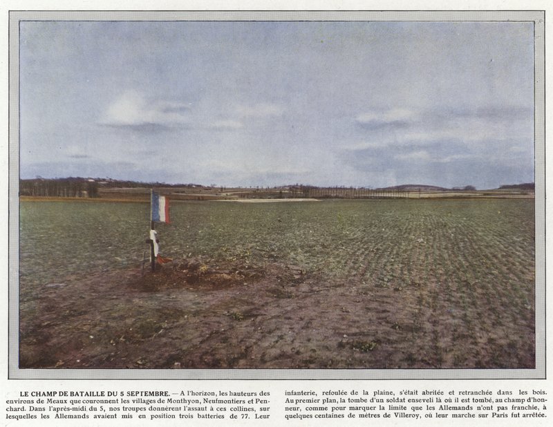 Pole bitwy 5 września autorstwa Jules Gervais Courtellemont