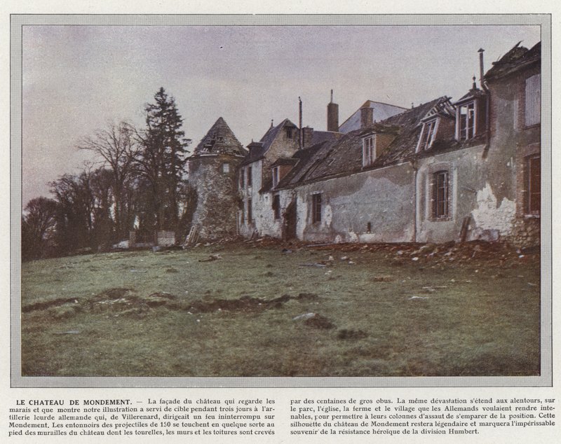 Zamek Mondement autorstwa Jules Gervais Courtellemont