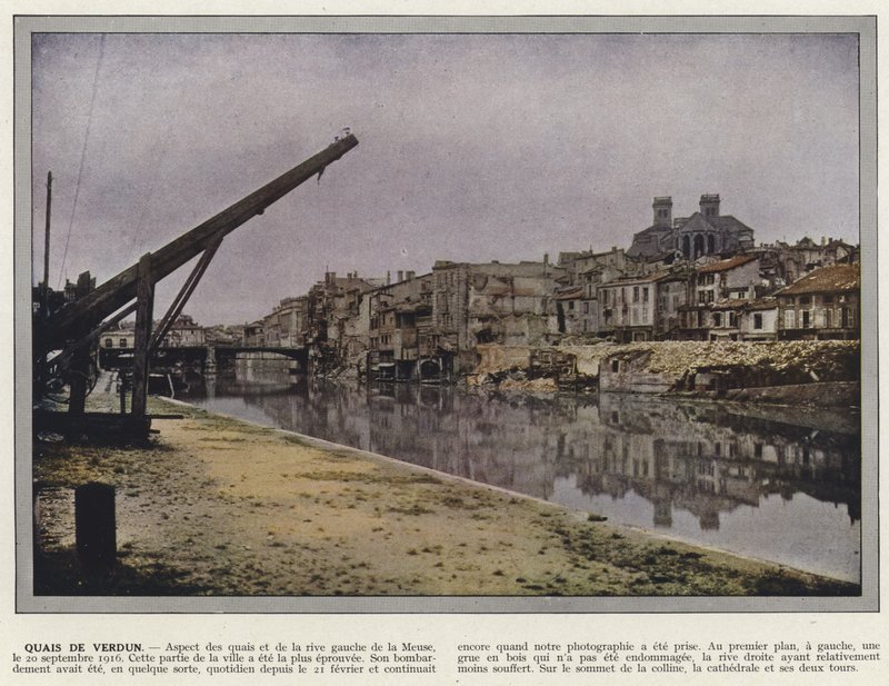 Nabrzeża Verdun autorstwa Jules Gervais Courtellemont
