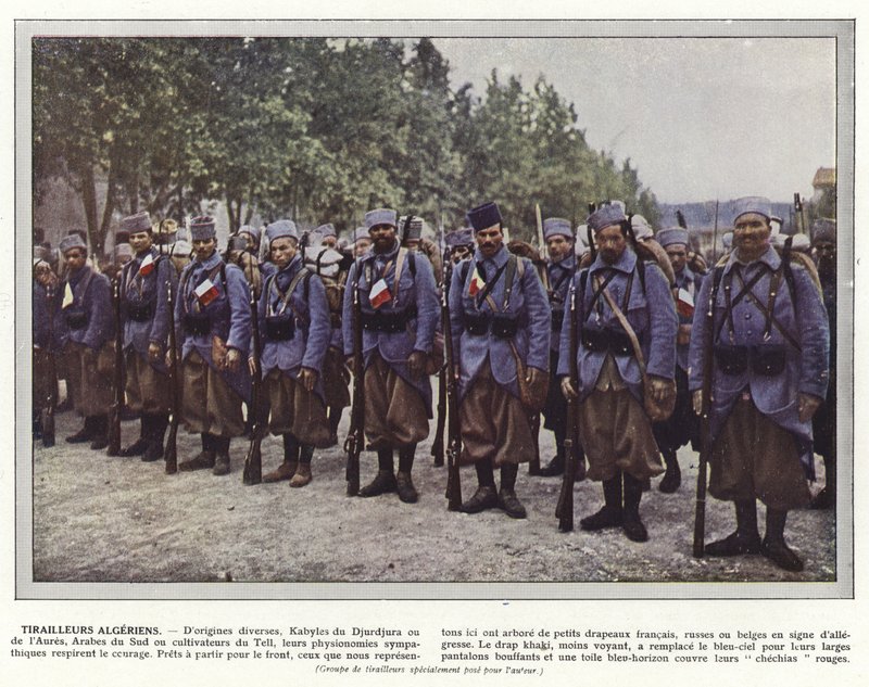 Strzelcy algierscy autorstwa Jules Gervais Courtellemont
