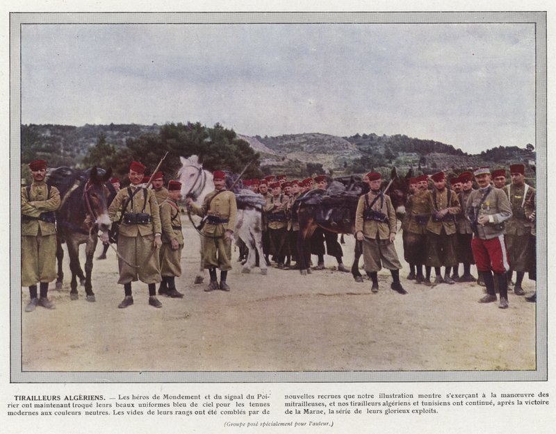 Strzelcy algierscy autorstwa Jules Gervais Courtellemont