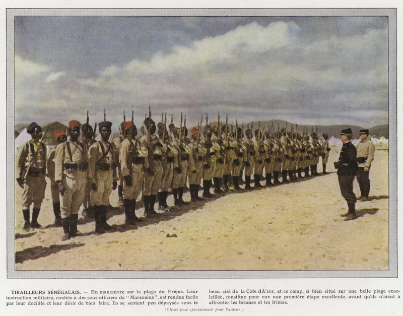 Senegalscy tyralierowie autorstwa Jules Gervais Courtellemont