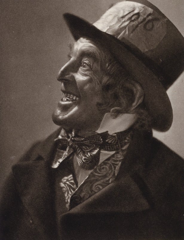 Szalony Kapelusznik (zdjęcie czarno-białe) autorstwa Julian Augustus Romaine Smith