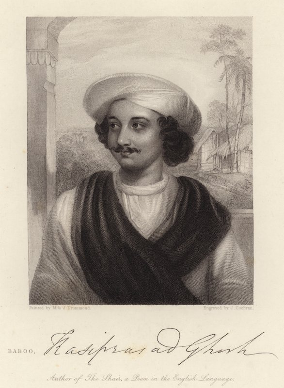 Baboo Kasiprasad Ghosh (Grawerowanie) autorstwa Julian E. (after) Drummond