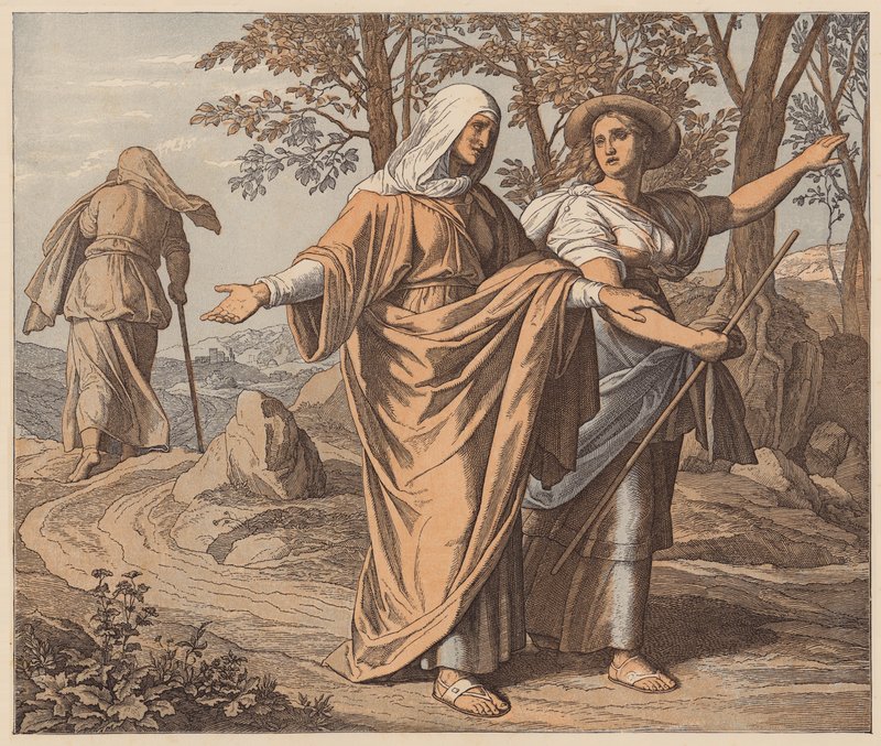 Ruth i Naomi, Ruth, I autorstwa Julius (after) Schnorr von Carolsfeld